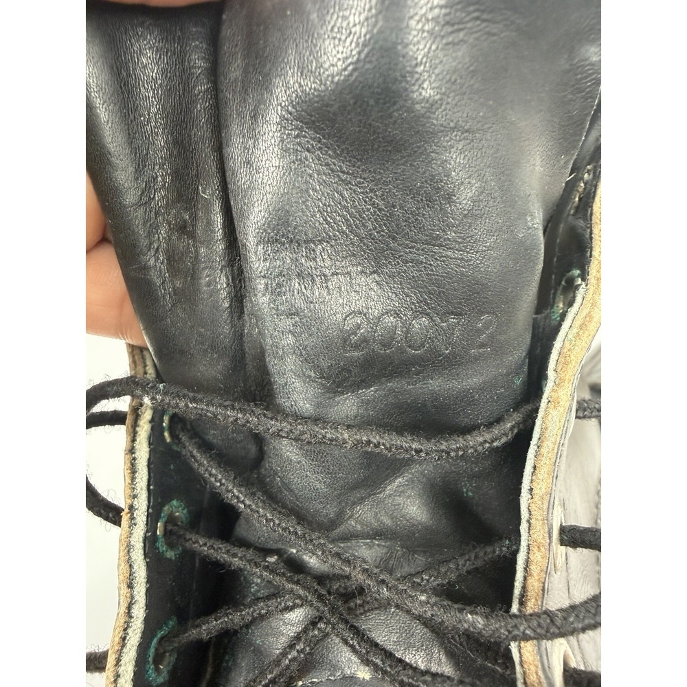 Red Wing Boots Mens Size 8.5 3E Steel Safety King Toe Black Work 2243 Vintage - Picture 15 of 16